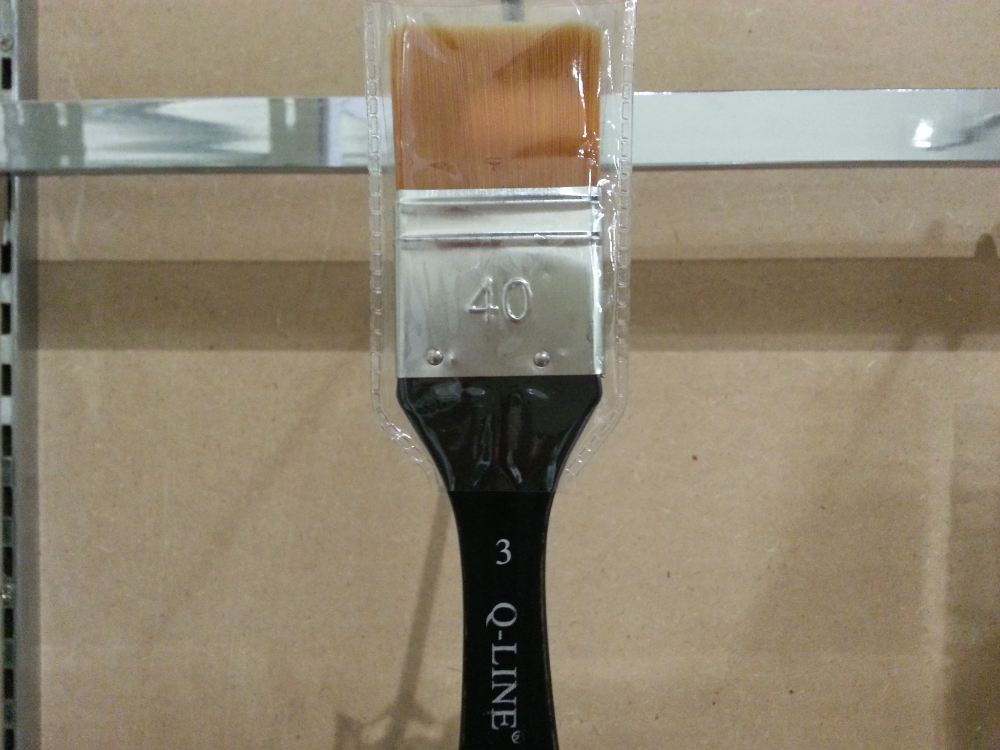 แปรง Q-Line ด้ามดำ ขนทอง