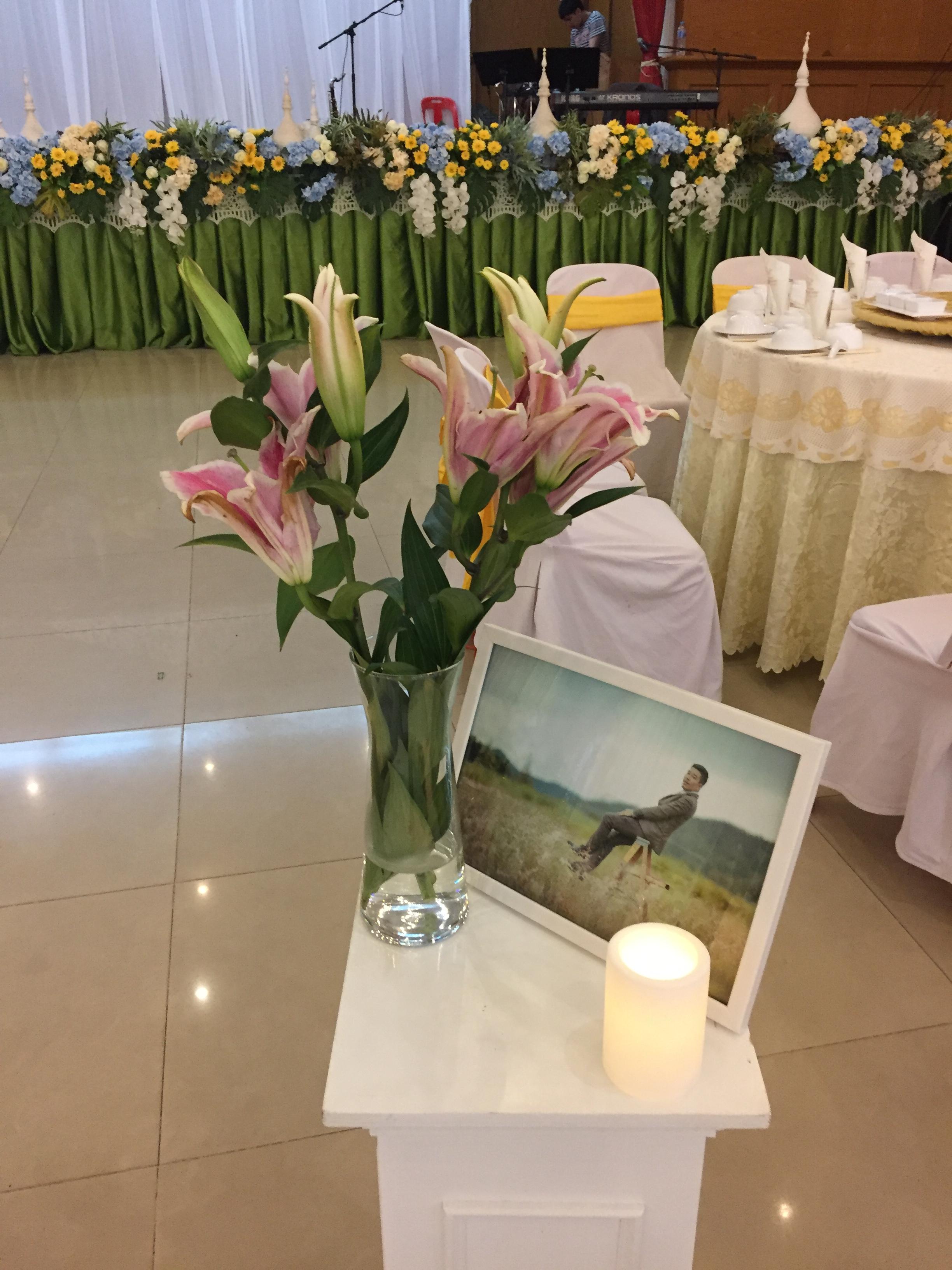 งานเลี้ยงฉลองมงคลสมรสช่วงเย็น 18กพ61 ณ หอประชุม รร.ปทุมวิไล อ.เมือง จ.ปทุมธานี