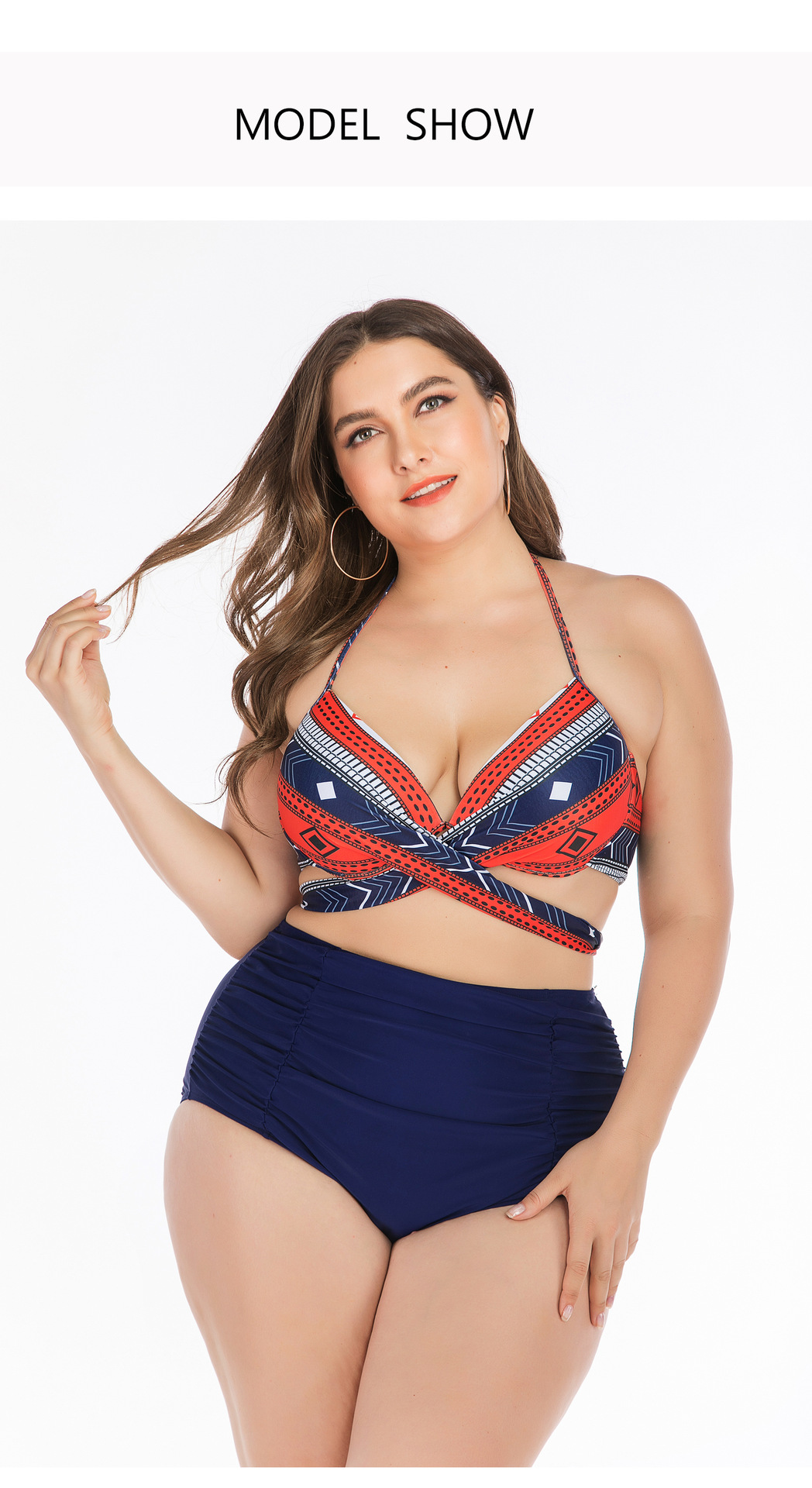 ชุดว่ายน้ำทูพีช3xl รอบอก 40-46 คัพ C++ กางเกงเอว 34-40 สะโพก43-48 นิ้วค่ะ ผ้าดี งานสวยมากๆค่ะ