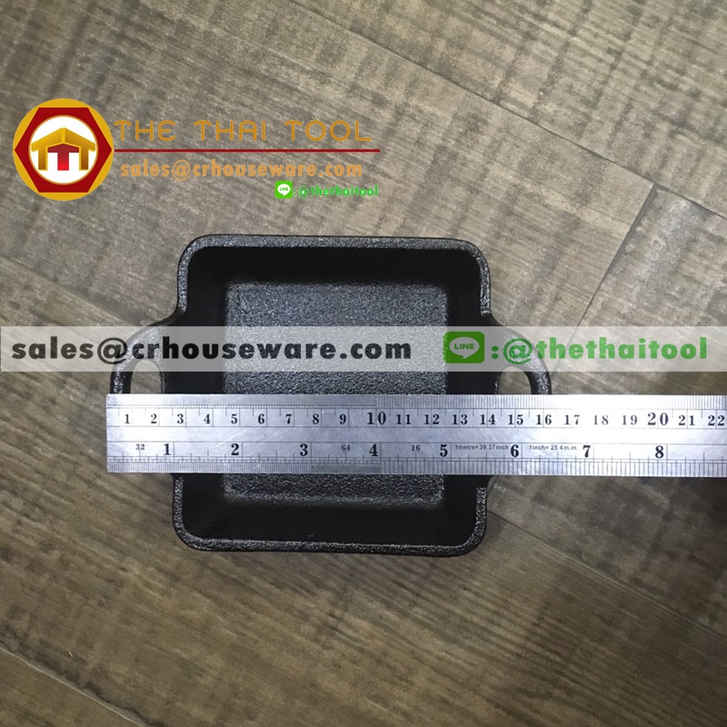 กระทะเหลี่ยมเล็ก 5*6 นิ้ว 005-KN-56