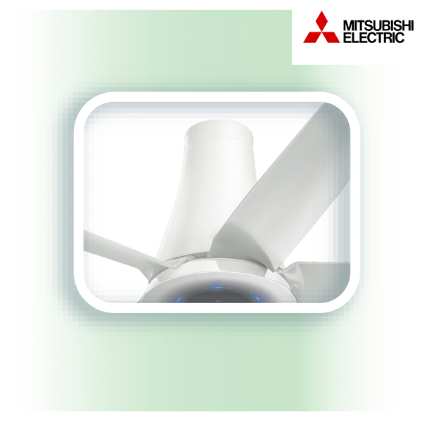MITSUBISHI พัดลมเพดาน 5 ใบพัดขนาด 56 นิ้วพร้อมรีโมท รุ่น C56-RW5 สีขาว