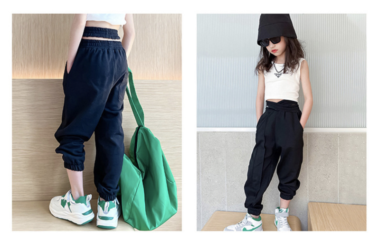 ชุดเต้น ชุด cover dance เสื้อคอวี+กางเกงขายาว