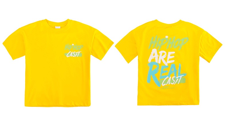 ชุดเต้น ชุดฮิปฮอป เซ็ตสีเหลือง