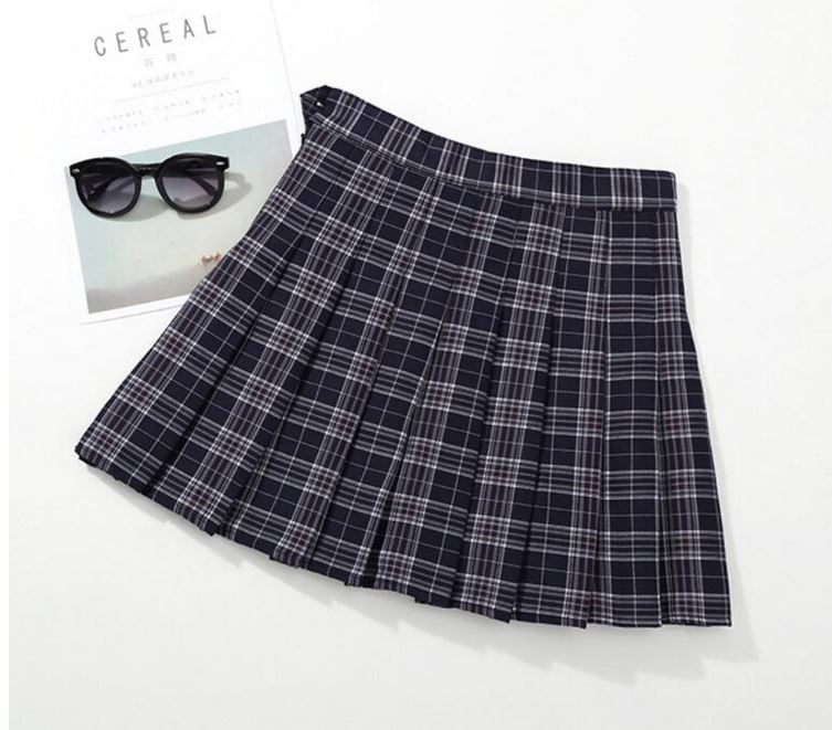 friendly4kid กระโปรง อัดพลีท: กระโปรงลายสก๊อต มีไซส์เด็ก-ผู้ใหญ่