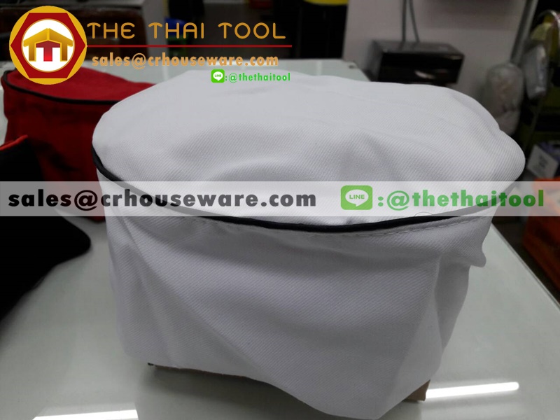 หมวกเชฟ Hat Chef 044-PKP-38 สีขาว ขอบดำ