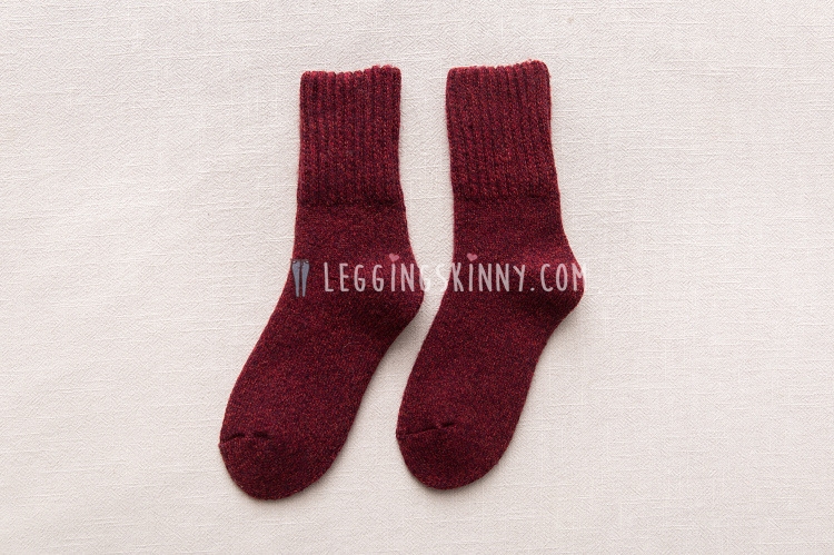 ถุงเท้าขนสัตว์หนาพิเศษ มี 10 สี VER.II