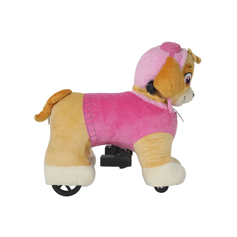 Paw Patrol 6 Volt Plush Skye Ride-on with Pup House Included by Dynacraft