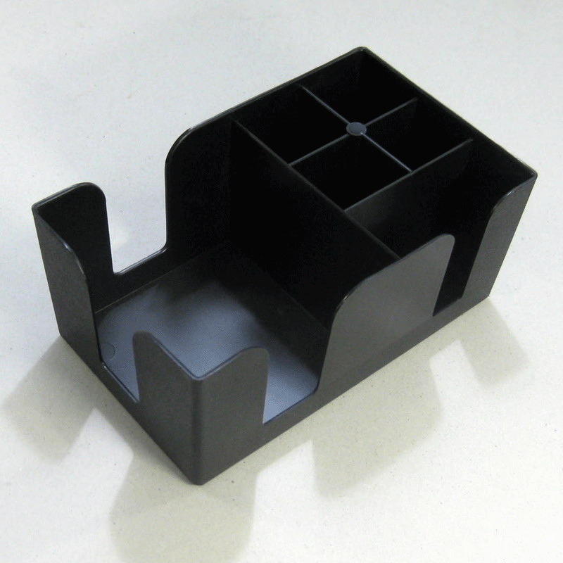 กล่องใส่อุปกรณ์บนเคาเตอร์ BLACK BAR CADDY