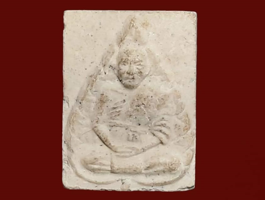 รูปเหมือนใบโพธิ์ ครูบาอินโต คันธวังโส วัดบุญยืน พะเยา