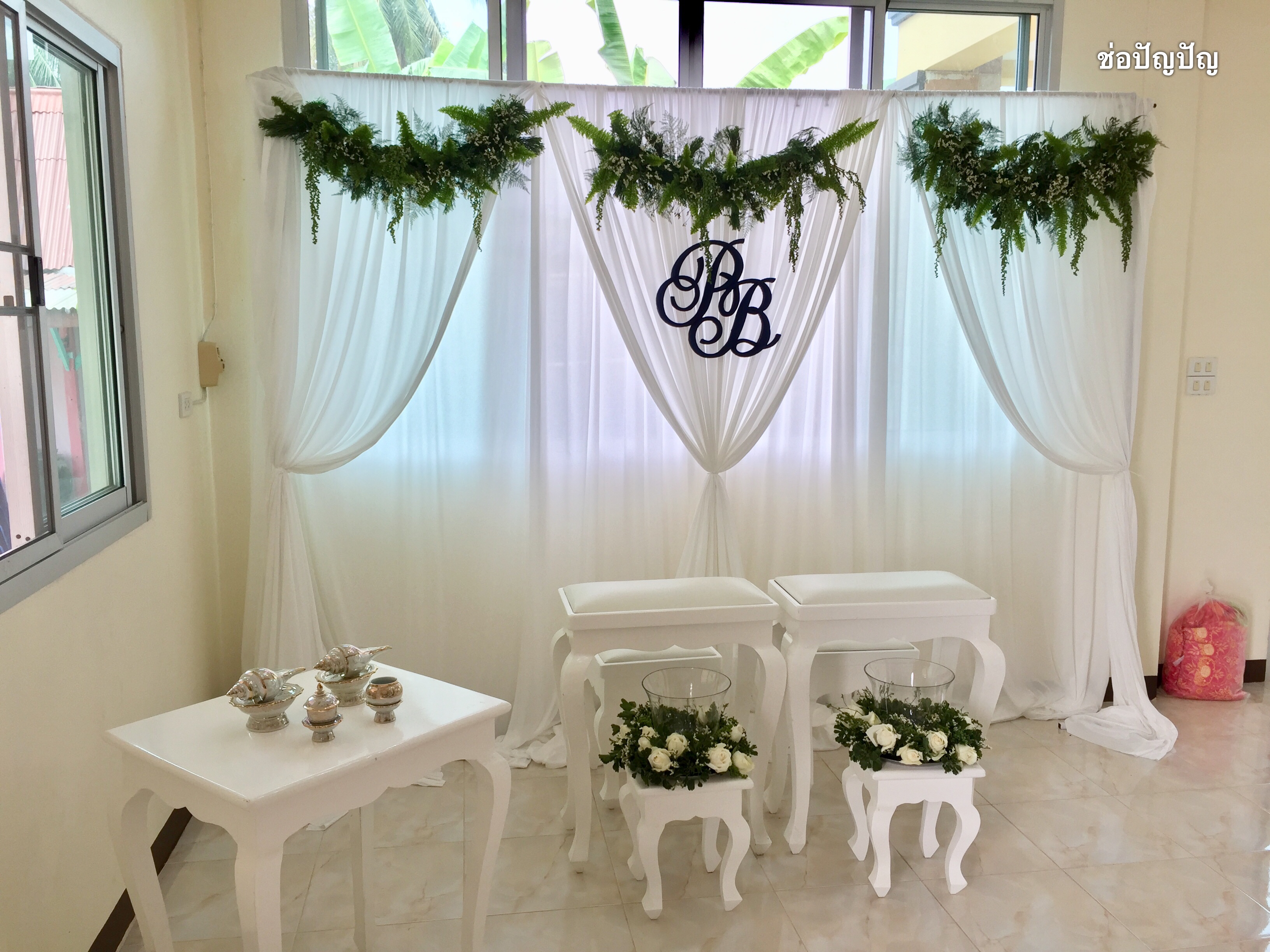 Backdropหลั่งน้ำสังข์ราคาประหยัด 24กพ61 (อ.บางปะหัน จ.อยุธยา)