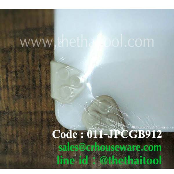 เขียงพลาสติกสีขาวมีกันลื้น Non-skid Cuttng boards Code : 011-JPCGB912