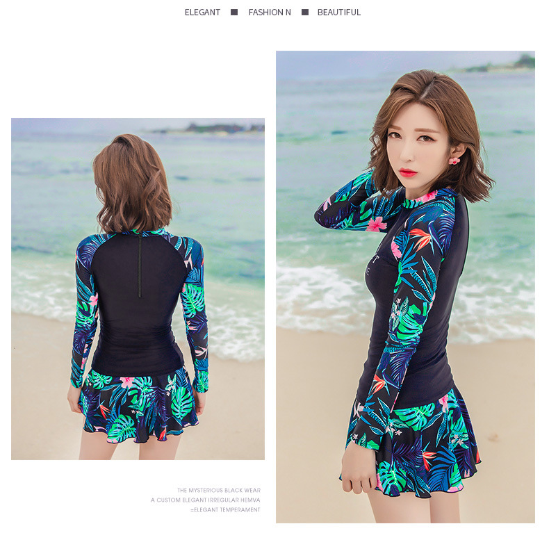 ชุดว่ายน้ำผู้หญิงเซต3 ชิ้น 3xl กัน uv รอบอก36-42 กางเกงและกระโปรงรอบเอว 32-36 สะโพก38-46 นิ้วยาว 13 นิ้วค่ะ ผ้าดี งานสวยมากๆค่ะ