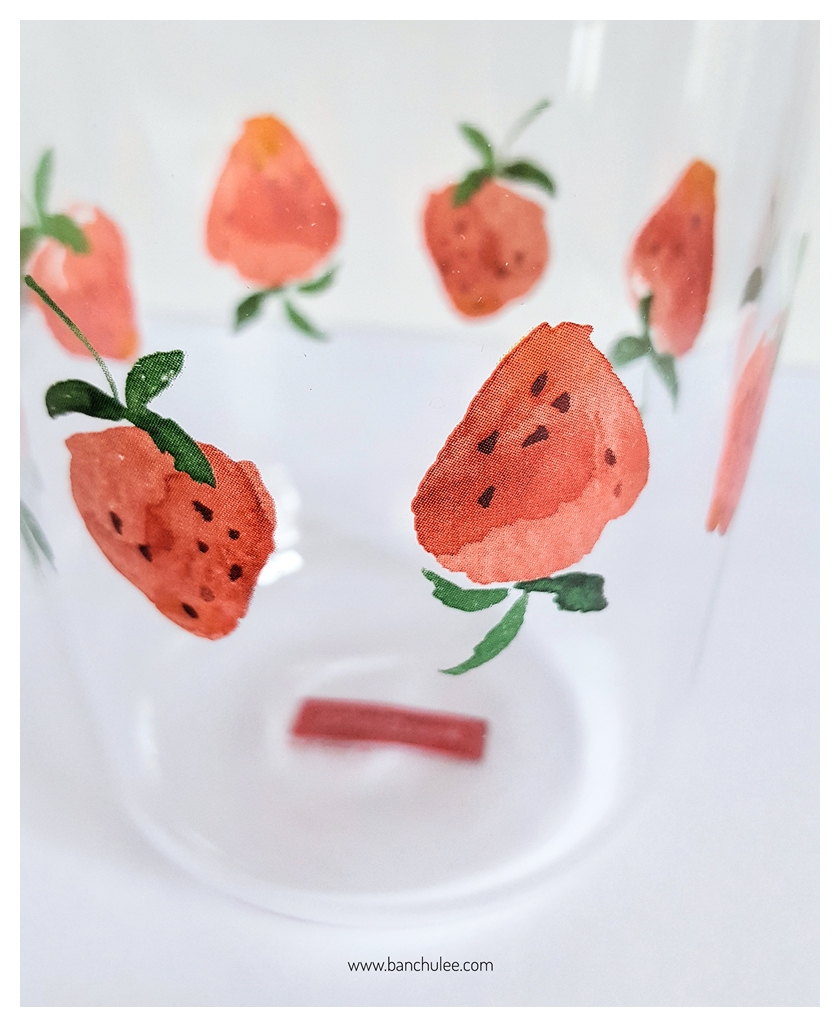 Strawberry Glass Cup