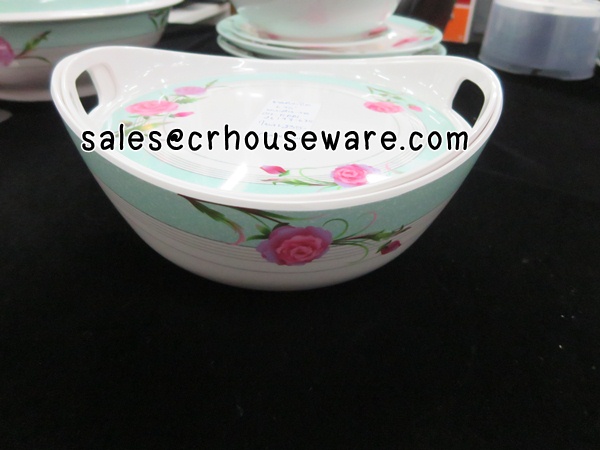 ชามมีหูพร้อมฝา 6.75 นิ้ว 017-BL26198-6.75