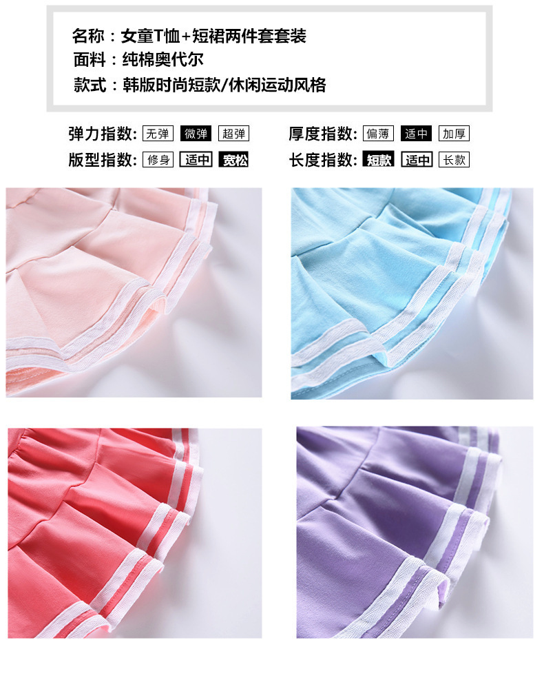 ชุดเด็ก ลายการ์ตูน แมว ทรงสั้นกระโปรงระบาย สำเนา