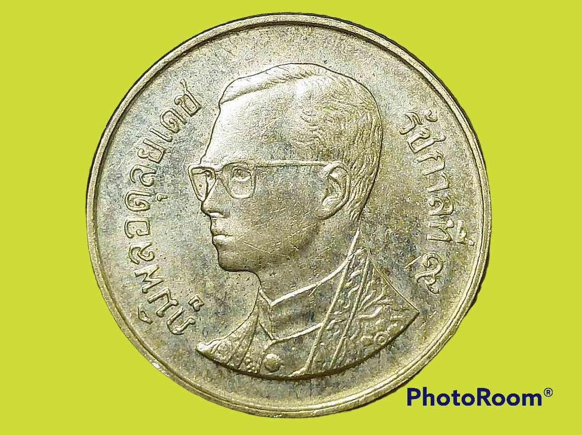 เหรียญ เงิน กษาปณ์หมุนเวียน รัชกาลที่ 9 25 Satang 1998 อันดับ 7 บล็อกไม่แตก ไม่มีเส้นขอบเหรียญ