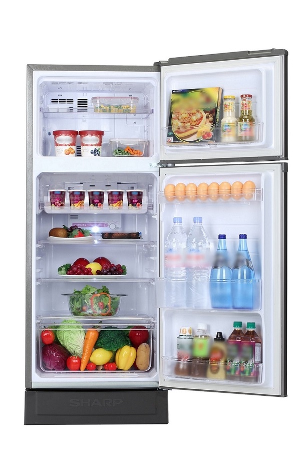 Sharp ตู้เย็น 2 ประตูความจุ 5.9 คิว รุ่น SJ-C19E-BLU สีฟ้า