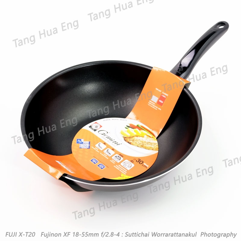 ZEBRA กระทะนอนสติ๊ก Gemini 30 ซม. ลึก ตราหัวม้าลาย