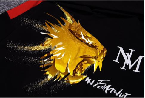 ชุดเต้น ชุดฮิปฮอปแขนยาว ลายสิงห์