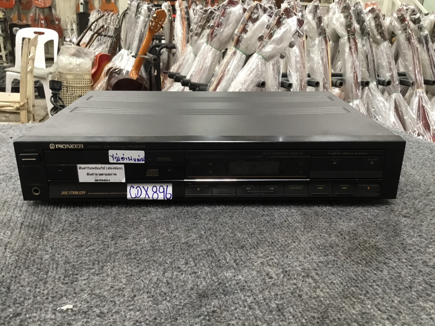 เครื่องเล่น CD PIONEER PD-6030 สินค้าไม่พร้อมใช้(ต้องซ่อม)