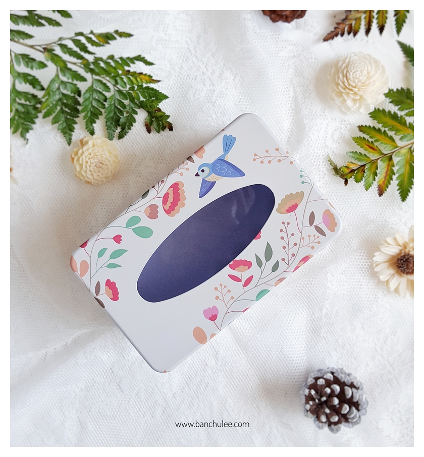 Tin Tissue Box กล่องทิชชู่ งานสังกะสี 17 cm.
