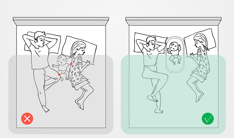 เบาะนอนเด็กพร้อมมุ้ง แบบกระเป๋าพกพา สีชมพู/สีฟ้า