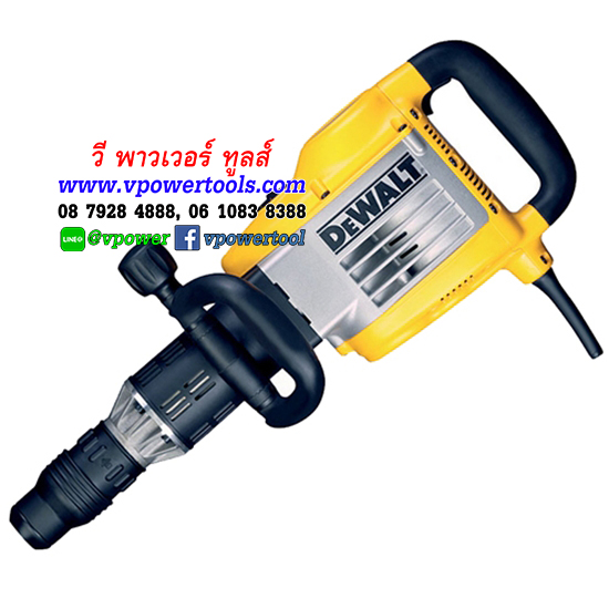 DeWAL สกัดไฟฟ้า SDS-MAX 10 กก.1,500 วัตต์ AVC พร้อมดอกสกัด (งานหนัก) รุ่น D25901K
