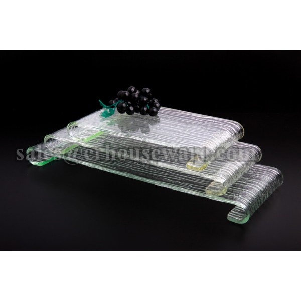 ชั้นอะคริลิกวางอาหาร Acrylic Displayware With Stand 005-TW-ADPW4-53