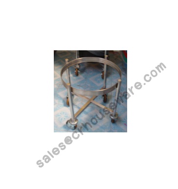 โครงสเตนเลส สำหรับใส่ถังขยะ 001-FT1126