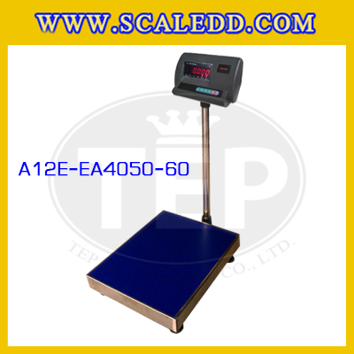 เครื่องชั่งน้ำหนักดิจิตอล พิกัด60kg ความละเอียด5g ขนาดแท่นชั่ง40*50cm รุ่น A12 (เครื่องชั่งผ่านตรวจรับรองจากสำนักชั่งตวงวัด)