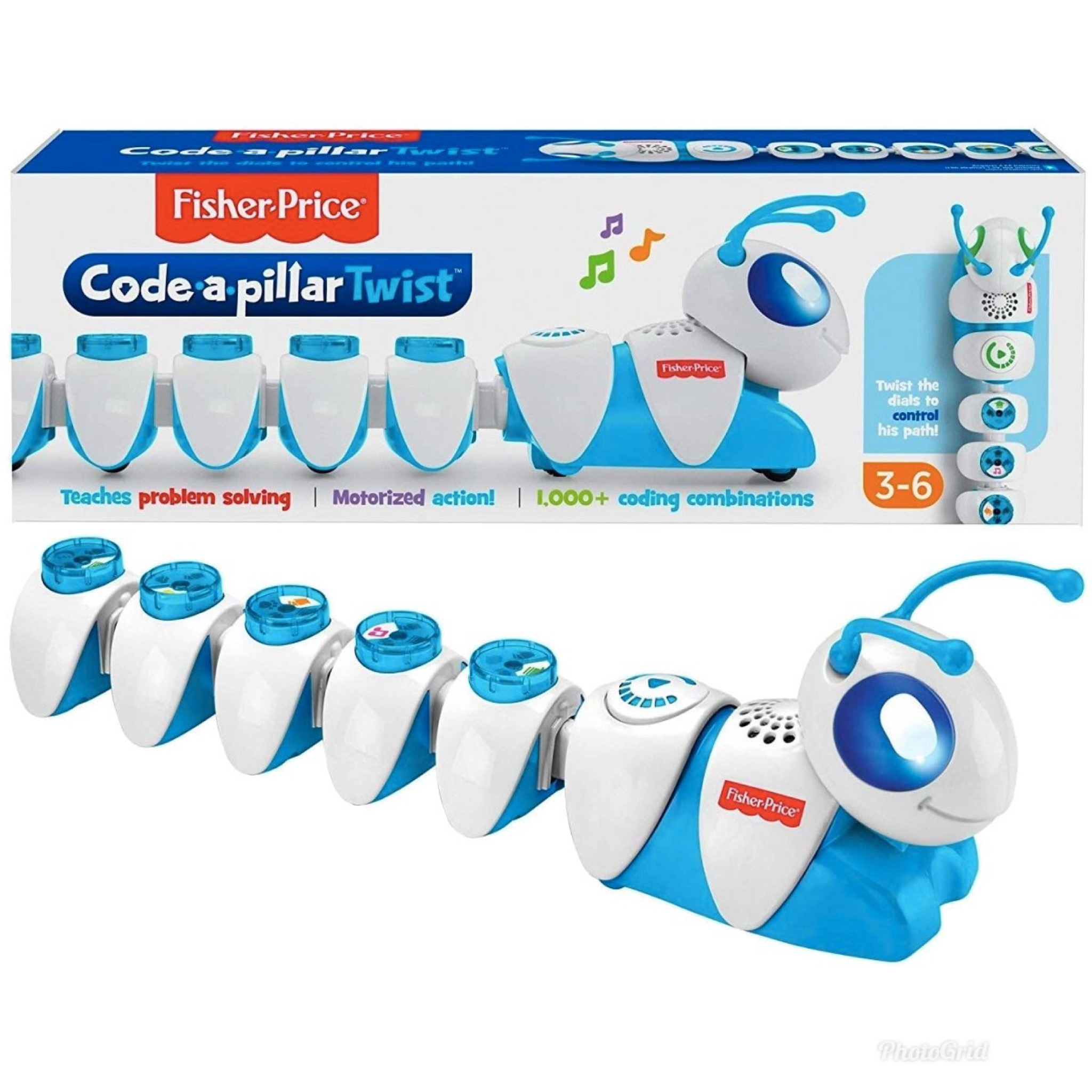 หนอนถอดรหัส Fisher-Price Think & Learn Code-a-pillar Twist