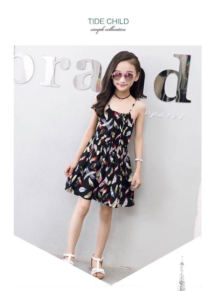 เดรสสายเดี่ยว ผ้าชีฟอง