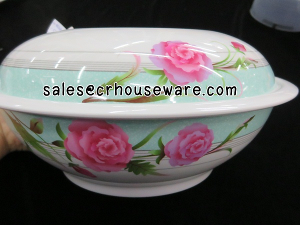 โถข้าวพร้อมฝา 10 นิ้ว 017-BL828-10 (RB)