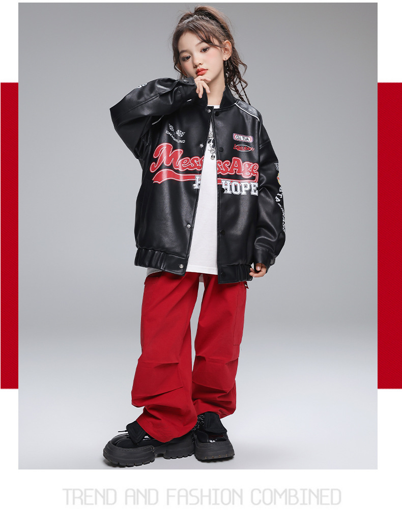 ชุดเต้น เซ็ตเสื้อปาดไหล่ พร้อมปลอกแขน โทนลายสก๊อต ดำแดง