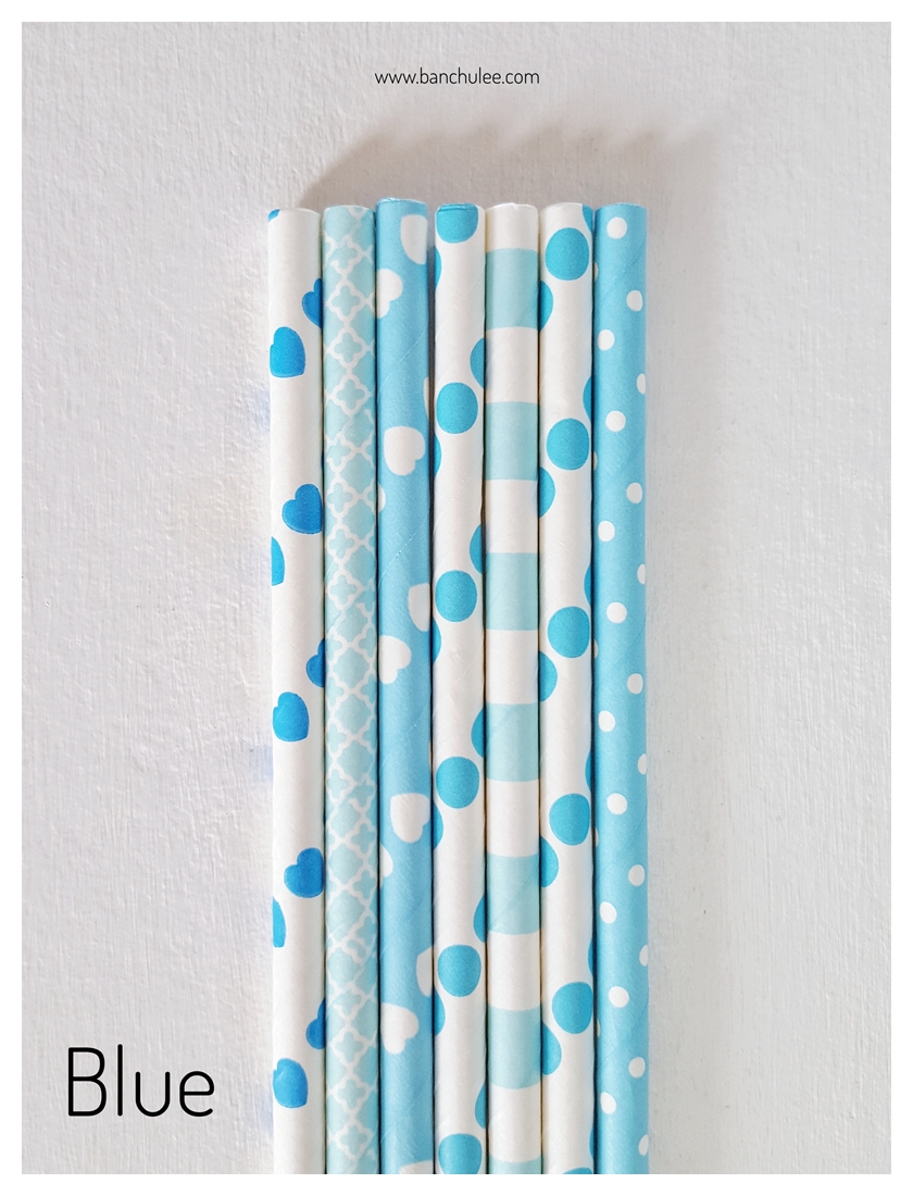 Collection Paper Straws หลอดกระดาษ ใช้สำหรับดื่มน้ำ