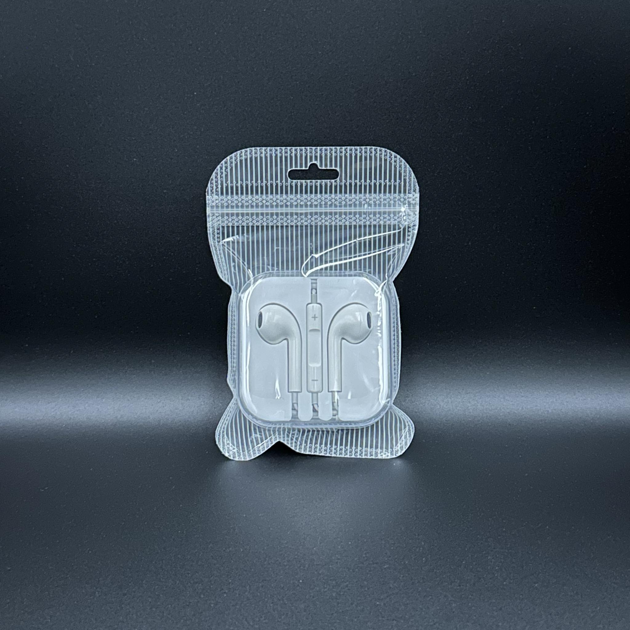 ถุงซิปใสใส่สายชาร์จ , หูฟัง , เครื่องประดับ ขนาด 8.5 x 13 cm. ลายทางใส (100 ใบ)