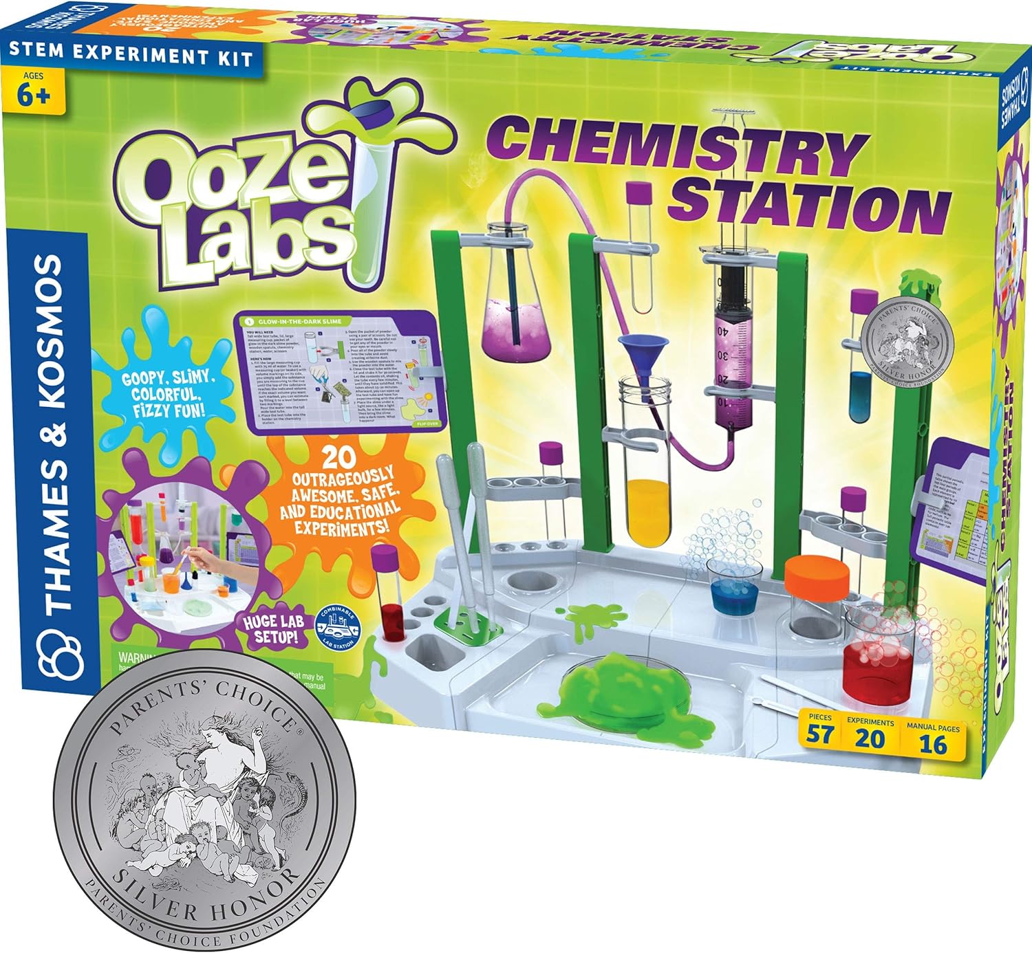 ชุดทดลองวิทยาศาสตร์ Thames & Kosmos Ooze Labs Chemistry Station Science Experiment Kit