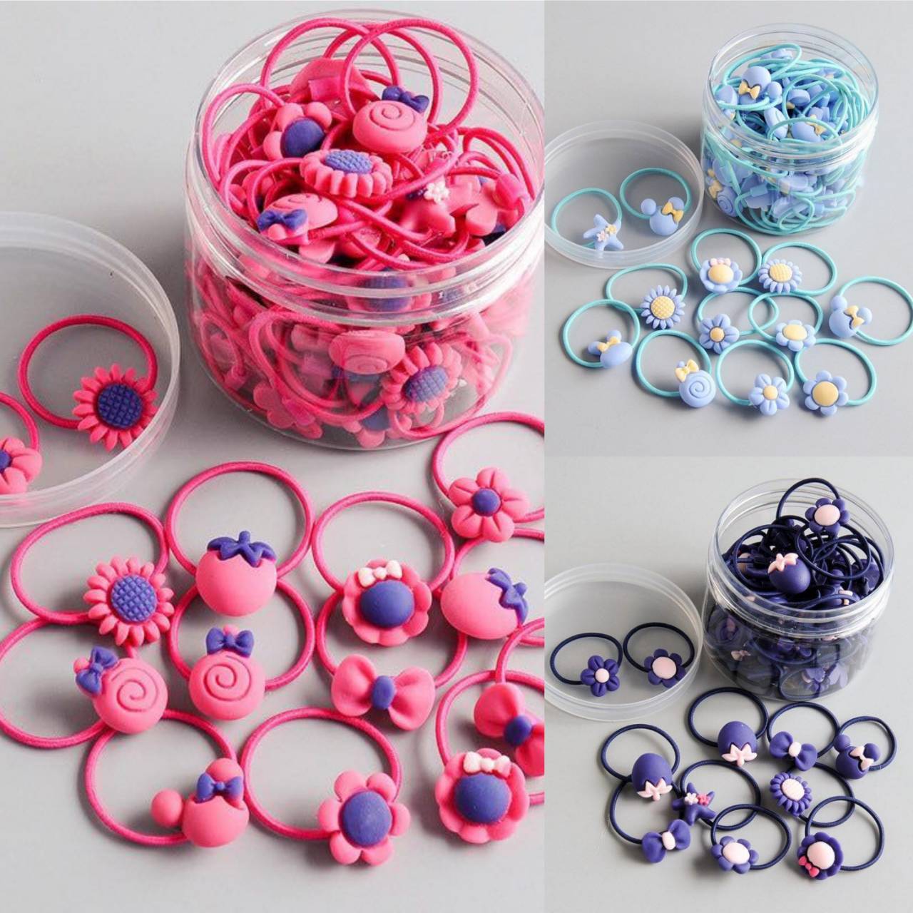 กล่องเซ็ท ยางรัดผม คละแบบ