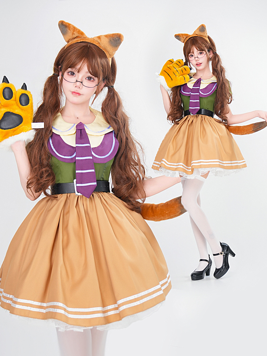 Friendly4kid Haloween ชุดแฟนซี จิ้งจอก