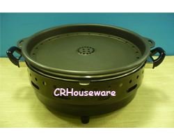 เตาย่าง ถ่าน 006-AU516 “HEALTHY” CHARCOAL BAR-B-Q GRILLER . 006-AU516烧烤炉盘/锅,សាច់អាំងសាច់អាំងចាន / សមុទ្រ Pan,BBQ Grill tấm / chảo,BBQ Grill pinggan / pan,BBQ Grill plate/pan,Korean bbq grill pan