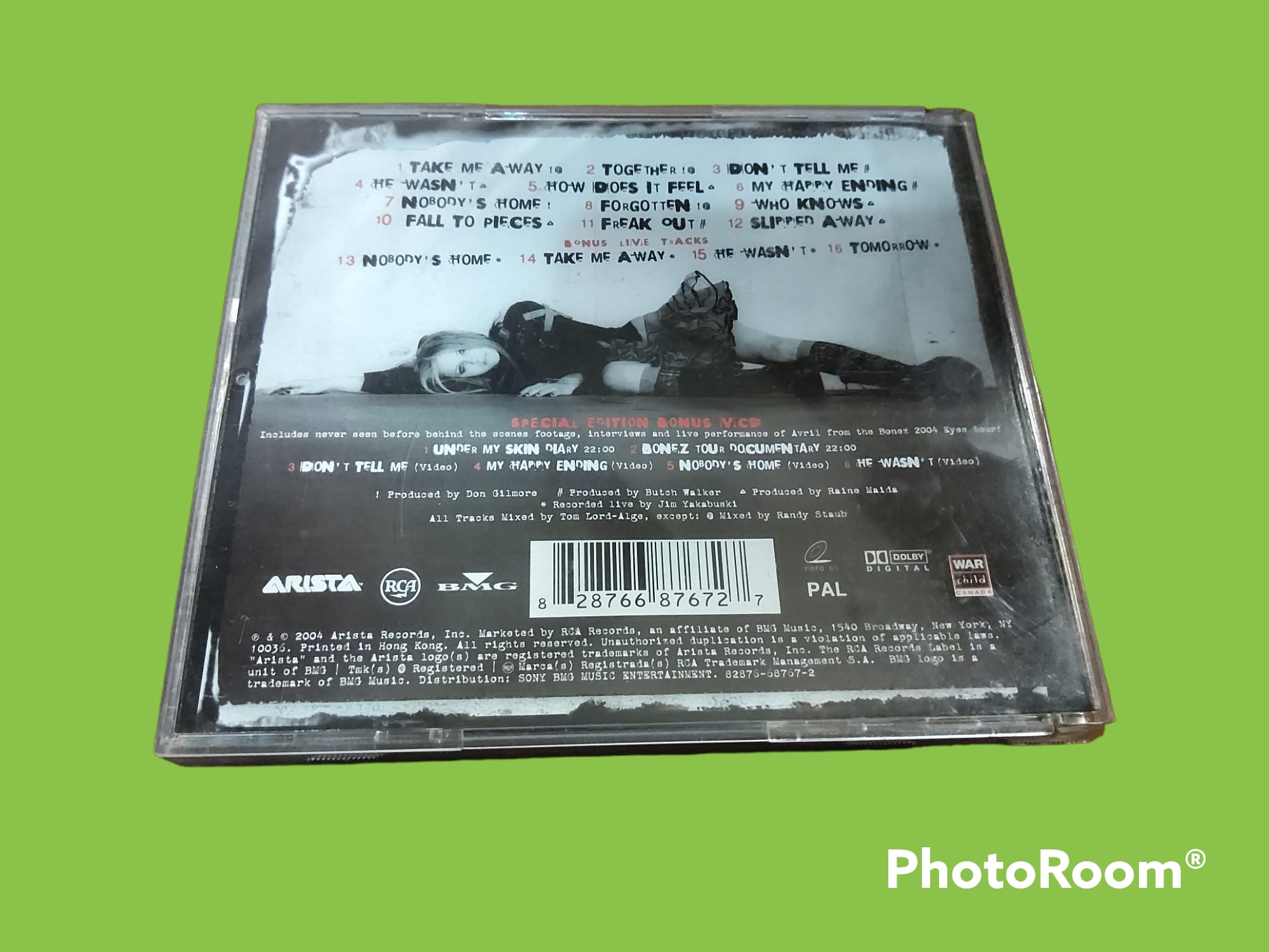 CD เพลง avril lavigne Under My Skin 2547