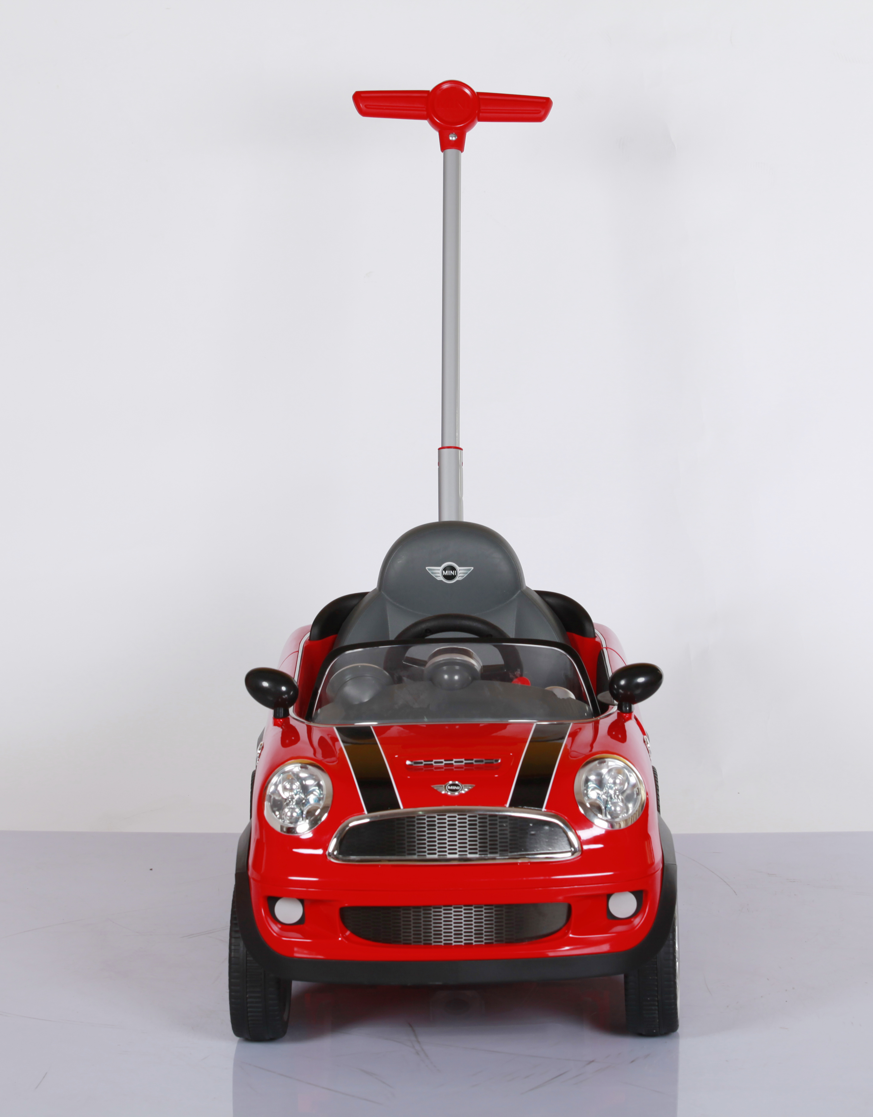 รถเด็ก รถเข็นเด็ก ผลักเดิน ขาไถ มินิคูเปอร์ Mini Cooper Foot To Floor Ride-On - Red