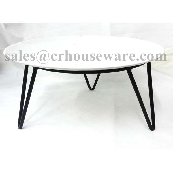 ชั้นโชว์อาหาร ชั้นโชว์ผลไม้ 3 ขา M 005-HR-013M The show food / The show fruit put floor base 3 legs. M