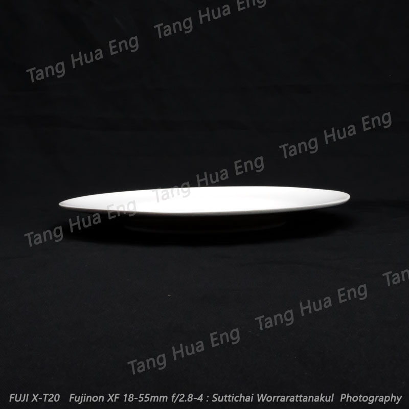 จานตื้นกลม ขนาด 10 นิ้ว #408-10 ตราซุปเปอร์แวร์ สีครีมขาว