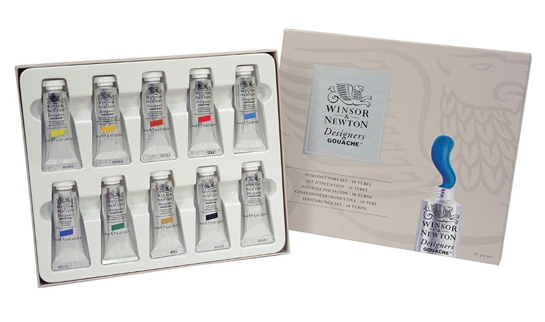 ชุดสีกวอช Winsor Designers 14ml, 10สี