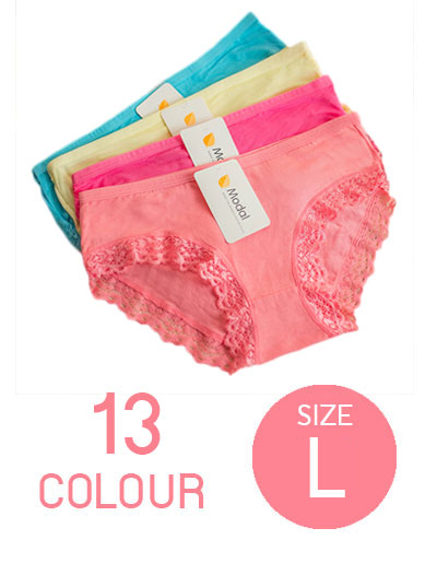 กางเกงชั้นในผู้หญิงใส่สบายมี 13สี รหัสA004-L