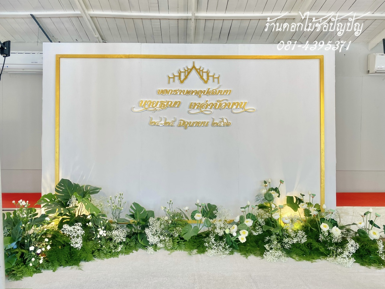 แบคดรอปปลงผมนาค