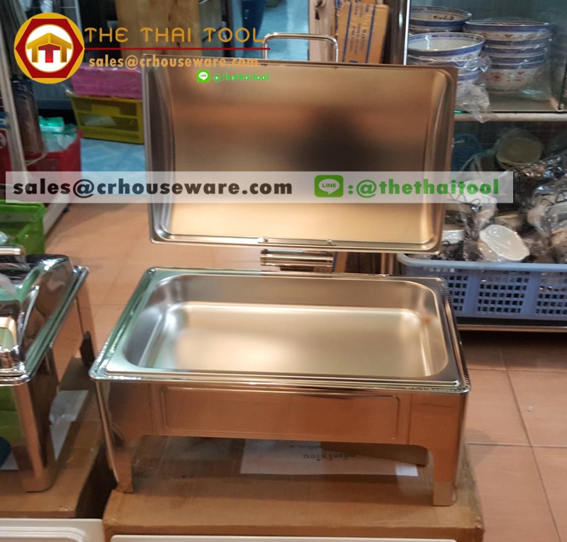 ชุดอ่างอุ่นอาหารใหญ่ ขนาด 1/1 รุ่นประหยัด (นำเข้า) รหัส 005-SD323