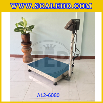 เครื่องชั่งน้ำหนักดิจิตอล พิกัด500kg ความละเอียด50g ขนาดแท่นชั่ง60*80cm รุ่น A12 (เครื่องชั่งผ่านตรวจรับรองจากสำนักชั่งตวงวัด)
