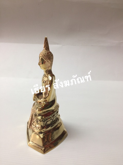 พระสดุ้งมาร พระประทานพร พระสะดุ้งมาร พระปางมารวิชัย เนื้อทองเหลือง พระชนะมาร